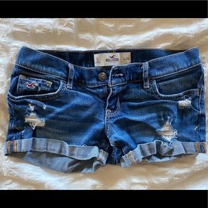 Hollister jean shorts